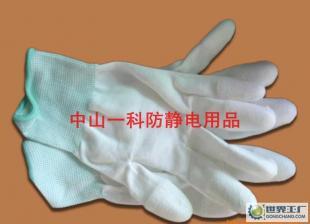 廠家直銷 東莞中山清遠潮州揭陽云浮市PU涂指手套，專為電工電氣行業設計，防靜電更安全